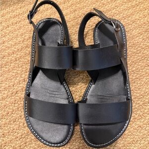 Women’s SHEIN Black Strappy Sandals